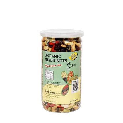 NUTTOS ORGANIC MIXED NUTS JAR 420GM